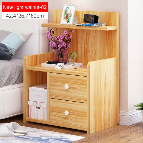 Nightstand Wooden Bedside table With drawer organizer Storage cabinet fashion Mini desk bedroom Furniture