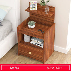 Nightstand Wooden Bedside table With drawer organizer Storage cabinet fashion Mini desk bedroom Furniture