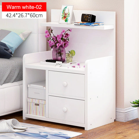 Nightstand Wooden Bedside table With drawer organizer Storage cabinet fashion Mini desk bedroom Furniture