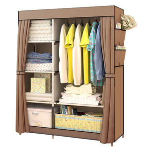 Bedroom Multipurpose Non-woven Cloth Wardrobe Folding Portable Clothing Storage Cabinet Dustproof Cloth Closet Home Furniture