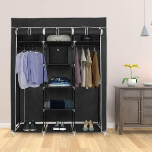 Non-woven Cloth Wardrobe DIY Portable Storage Closet Folding Dustproof Clothing Storage Cabine Closet Cabinet Bedroom Furniture