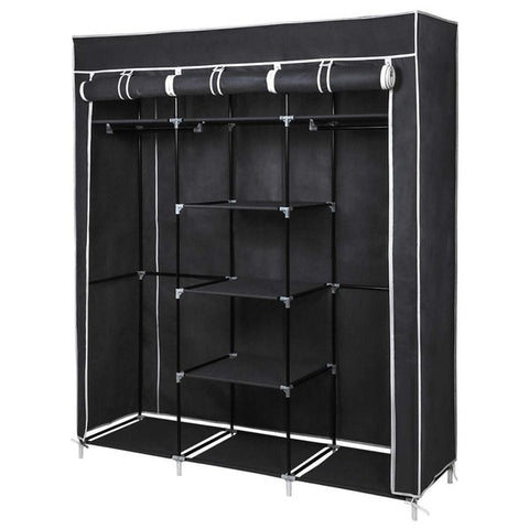 Non-woven Cloth Wardrobe DIY Portable Storage Closet Folding Dustproof Clothing Storage Cabine Closet Cabinet Bedroom Furniture