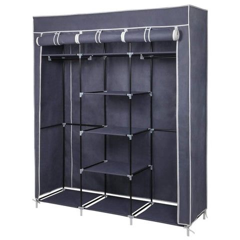 Non-woven Cloth Wardrobe DIY Portable Storage Closet Folding Dustproof Clothing Storage Cabine Closet Cabinet Bedroom Furniture